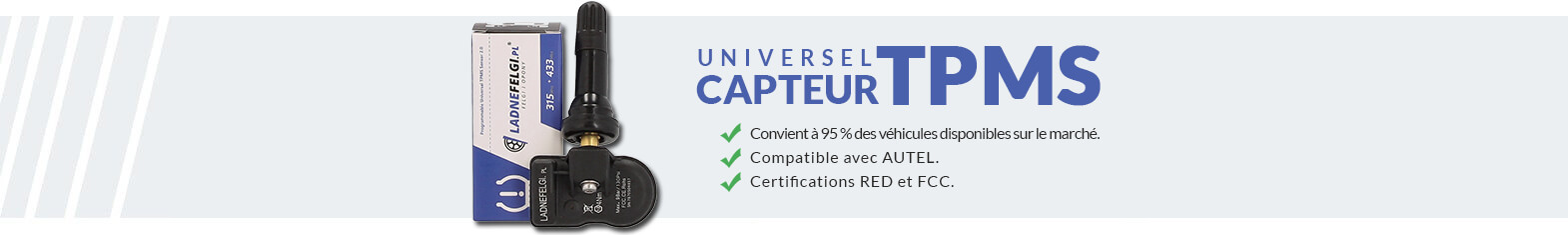 Capteur TPMS en Caoutchouc - LadneFelgi.pl