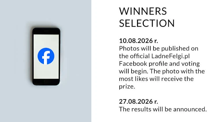 The winner will be selected in a vote on Facebook LadneFelgi.pl