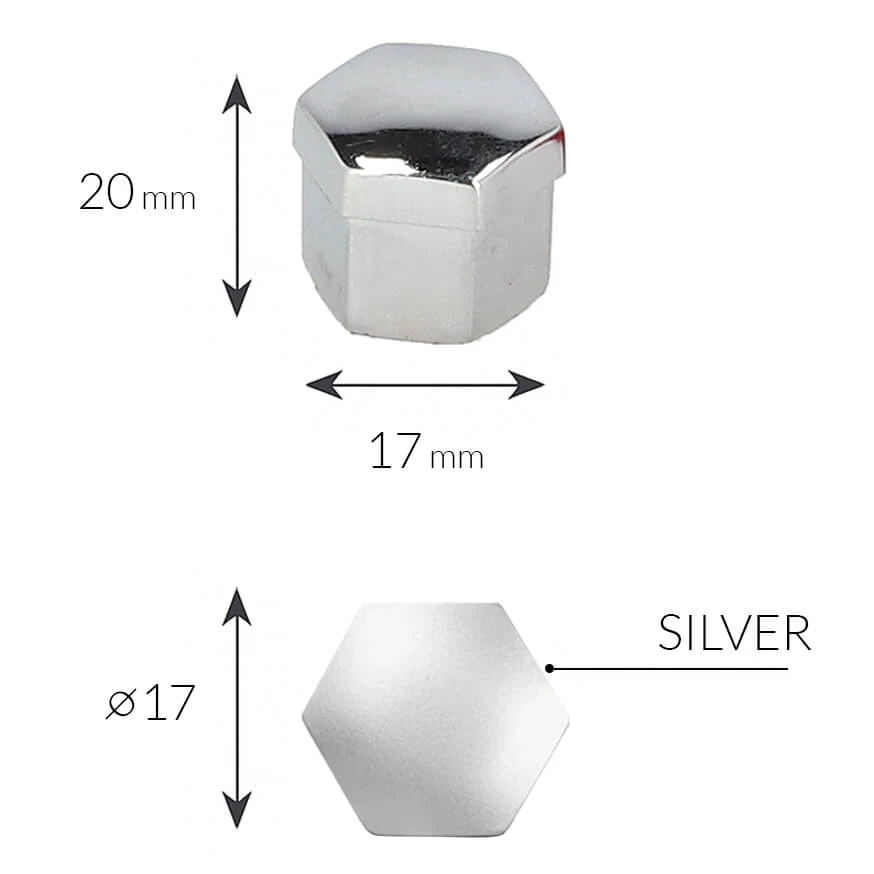 Dimensions des cache-boulons/écrous - ladnefelgi.pl