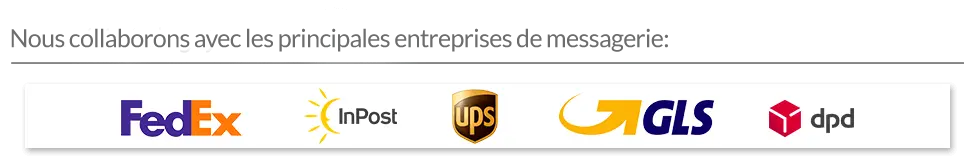 Nous collaborons avec des entreprises de messagerie internationales | LadneFelgi.pl