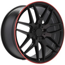 4x nouvelles jantes 21 s'intégrer dans MERCEDES Klasa G W460 W461 W463 AMG noir Czerwony Rant - FE115 (HE762)