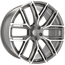 4x jantes Hybrid Forged 22 s'intégrer dans AUDI Q7 Q8 4M RS Q8 RS6 C7 S8 D4 SQ7 SQ8 Grafit - HF736