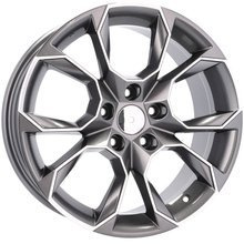 4x jantes 18 s'intégrer dans SKODA Enyaq Karoq Kodiaq Octavia Scout Superb Yeti VW Golf GTI - SK516 (BK5278)