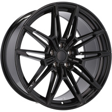 4x jantes 22 x 9.5+10.5 s'intégrer dans BMW 7 G70 X5 G05 FL X6 G06 LCI X7 G07 Black M-Power - I0294