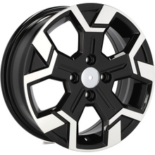 4x jantes aluminium 16 s'intégrer dans DACIA Sandero I B90 II B52 Stepway III BJ1 Logan II L52 K52 MCV I L90 U90 III LJI Stepway Dokker Express B1407