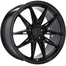 4x jantes 19 s'intégrer dans BMW 5 Gran Turismo F07 LCI E60 E61 7 F01 F02 Long Camaro noir - HX036 (A5581)