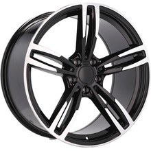 4x jantes 18 s'intégrer dans BMW 3 E90 F30 F31 F34 4 F32 F33 Gran Coupe F36 5 F10 F11 F07 - BK855 (BY1121)