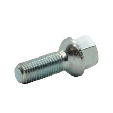 Vis de fixation M15x1,25 / 28mm / sphère / galvanisée / K17
