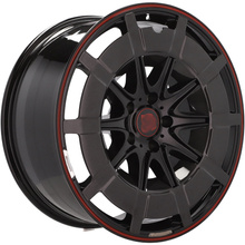 4x Kute jantes 22 s'intégrer dans MERCEDES G AMG W460 W461 W463 W464 Black G500 Carbon Ring - SM28