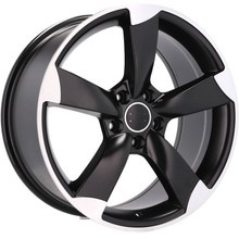 4x jantes 18 s'intégrer dans AUDI A3 8Y 8P 8V A4 B6 B7 B8 B9 A6 C6 C7 C8 Q3 Q5 Rotor Style - BK217