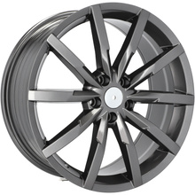 4x jantes aluminium 18 s'intégrer dans VW Arteon I 3H7 Atlas I CA1 Cross Sport Beetle A5 Caravelle T4 CC I Eos 1F Golf Mk6 A6 5K Mk7 5G Mk5 A5 FBX544