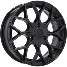 4x jantes aluminium 16 s'intégrer dans SMART Fortwo I II W450 W451 noir Półmat - B1449