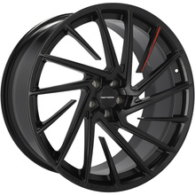 4x jantes Kute Full Forged 22 s'intégrer dans AUDI SQ8 Q8 Q7 RS6 RS7 C8 Satin Black + Red - SM20