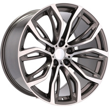 4x jantes 21 5x120 Szer 10.5 +11.5 s'intégrer dans BMW X5 E70 F15 X6 E71 F16 Grafitowe - A5040 (BK510)
